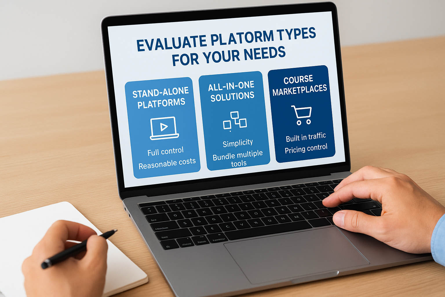 Evaluate platform types for your needs