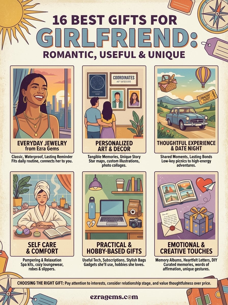 gifts for girlfriend infographic