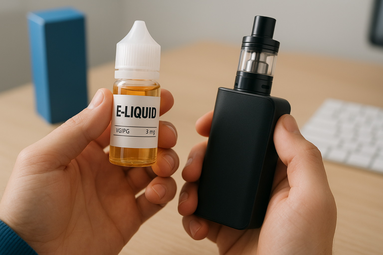 Spotting genuine e liquids and devices