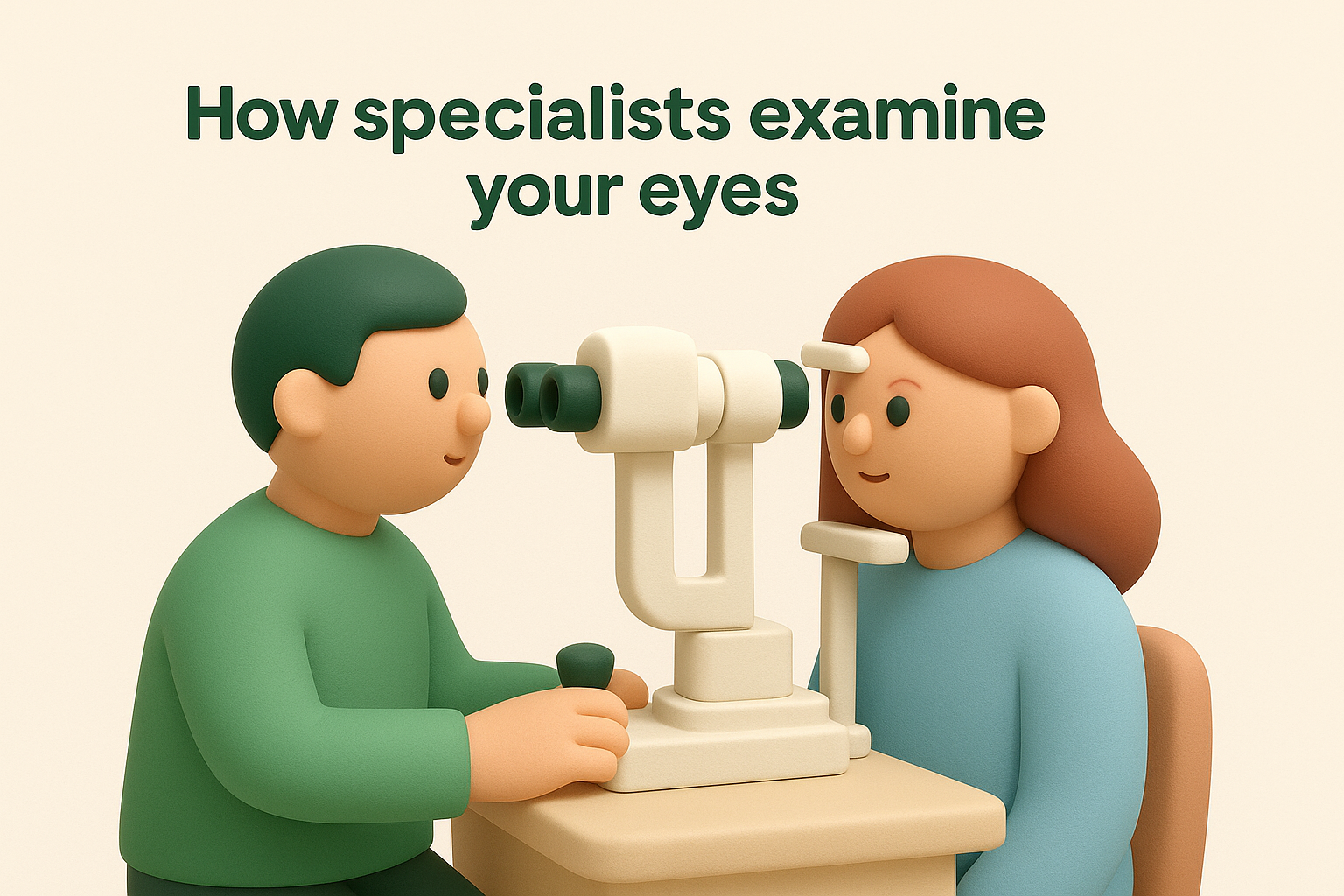 How specialists examine your eyes