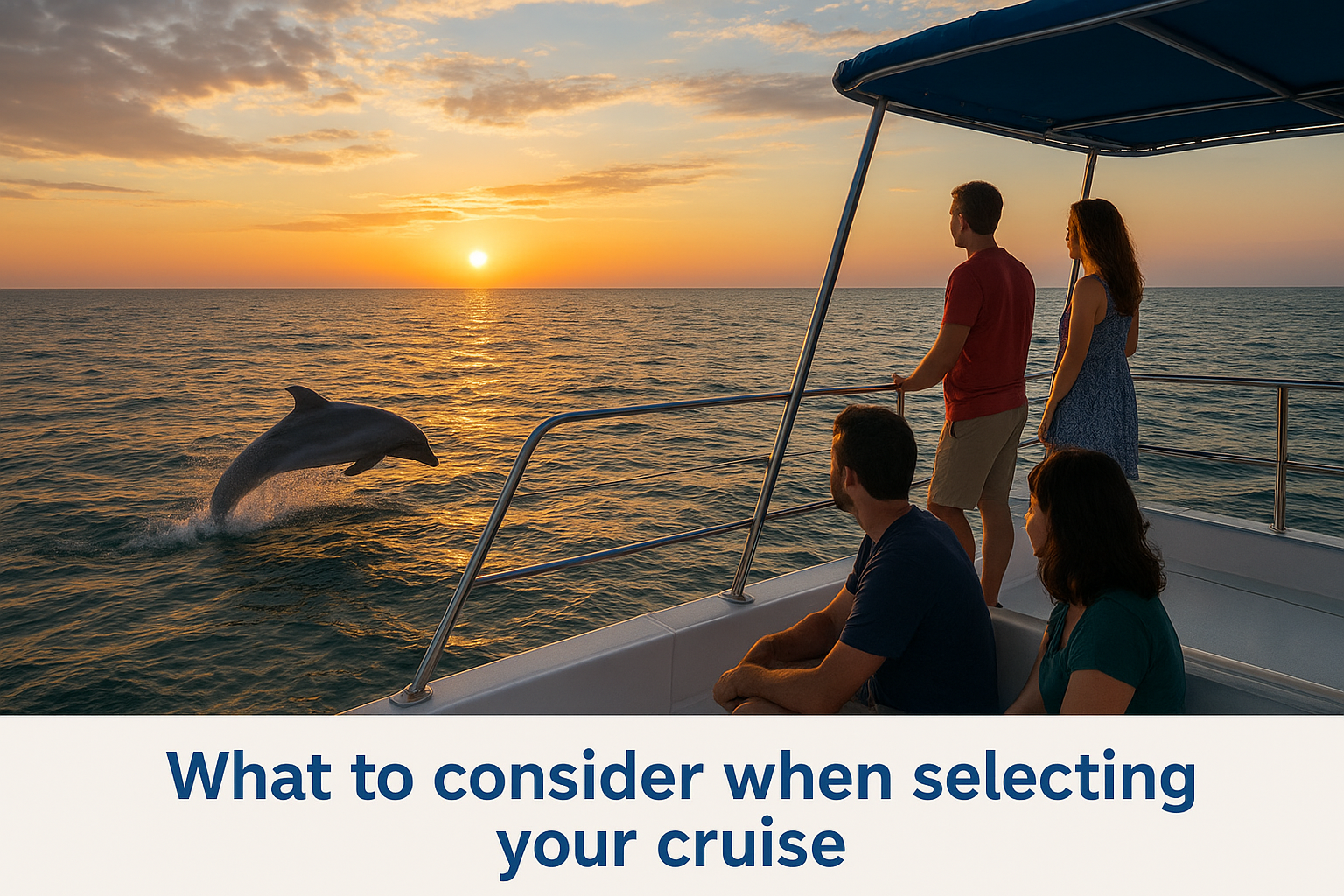 What to consider when selecting your cruise