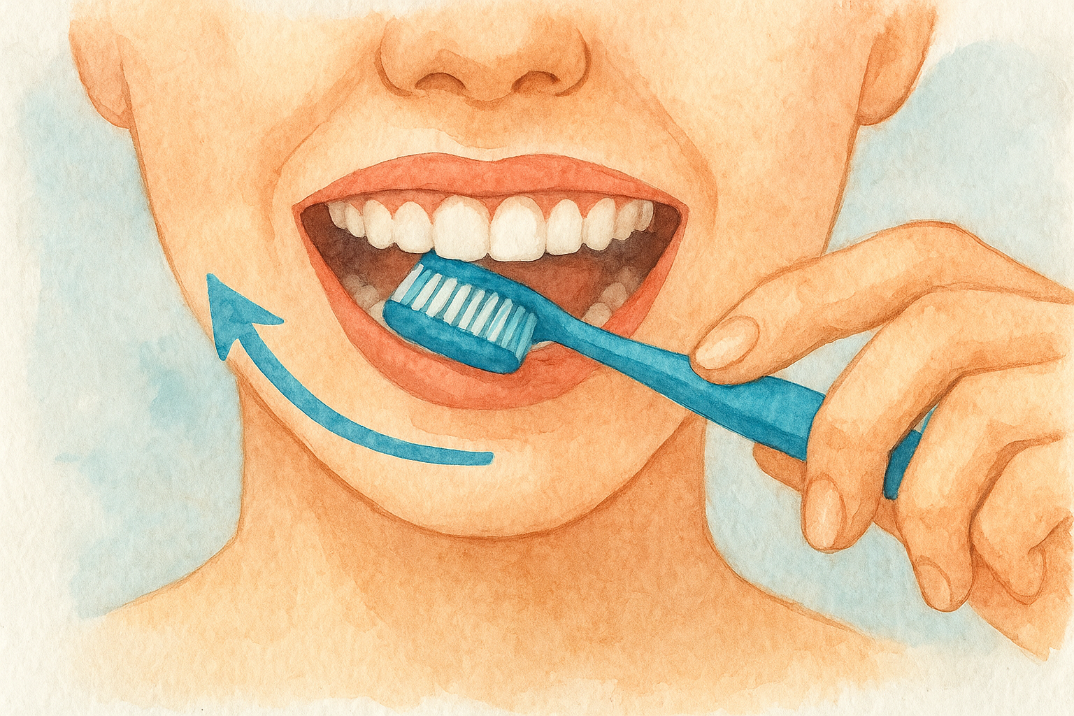 Step by step brushing technique dentists recommend