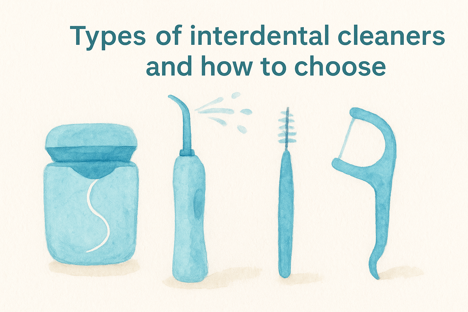 Types of interdental cleaners and how to choose