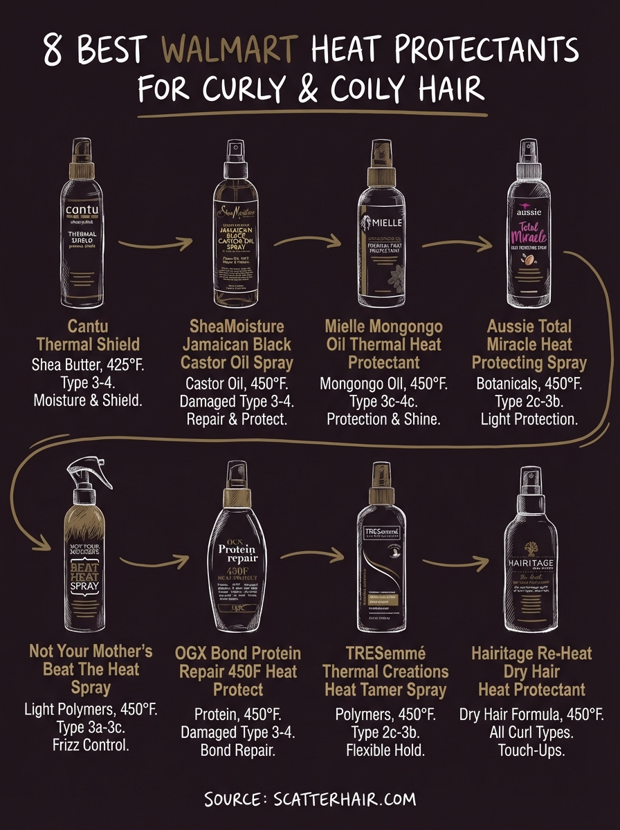 walmart heat protectant infographic