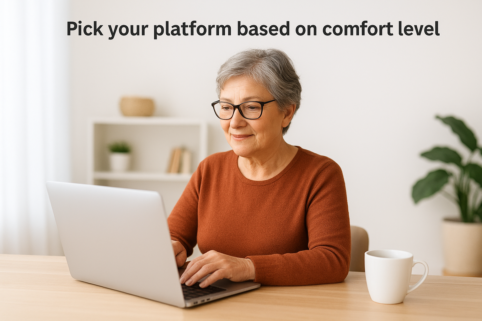 Pick your platform based on comfort level