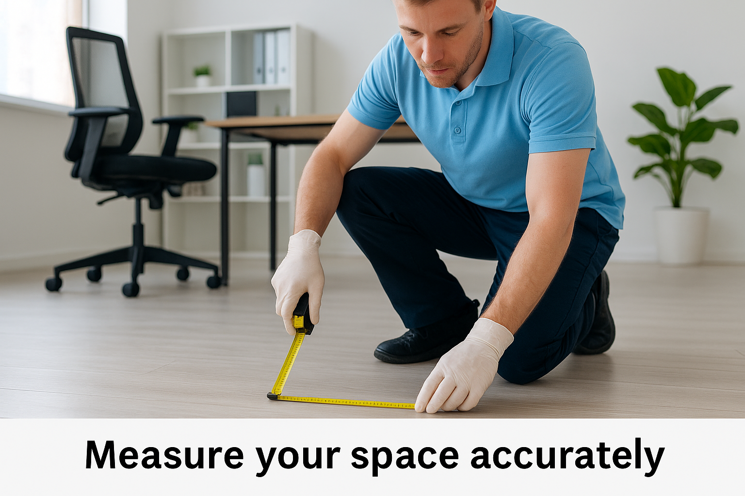 Measure your space accurately