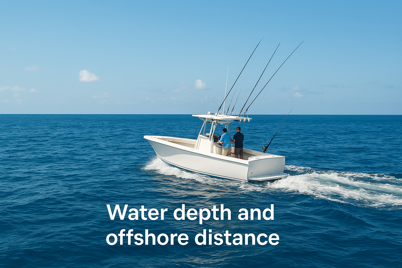 Water depth and offshore distance