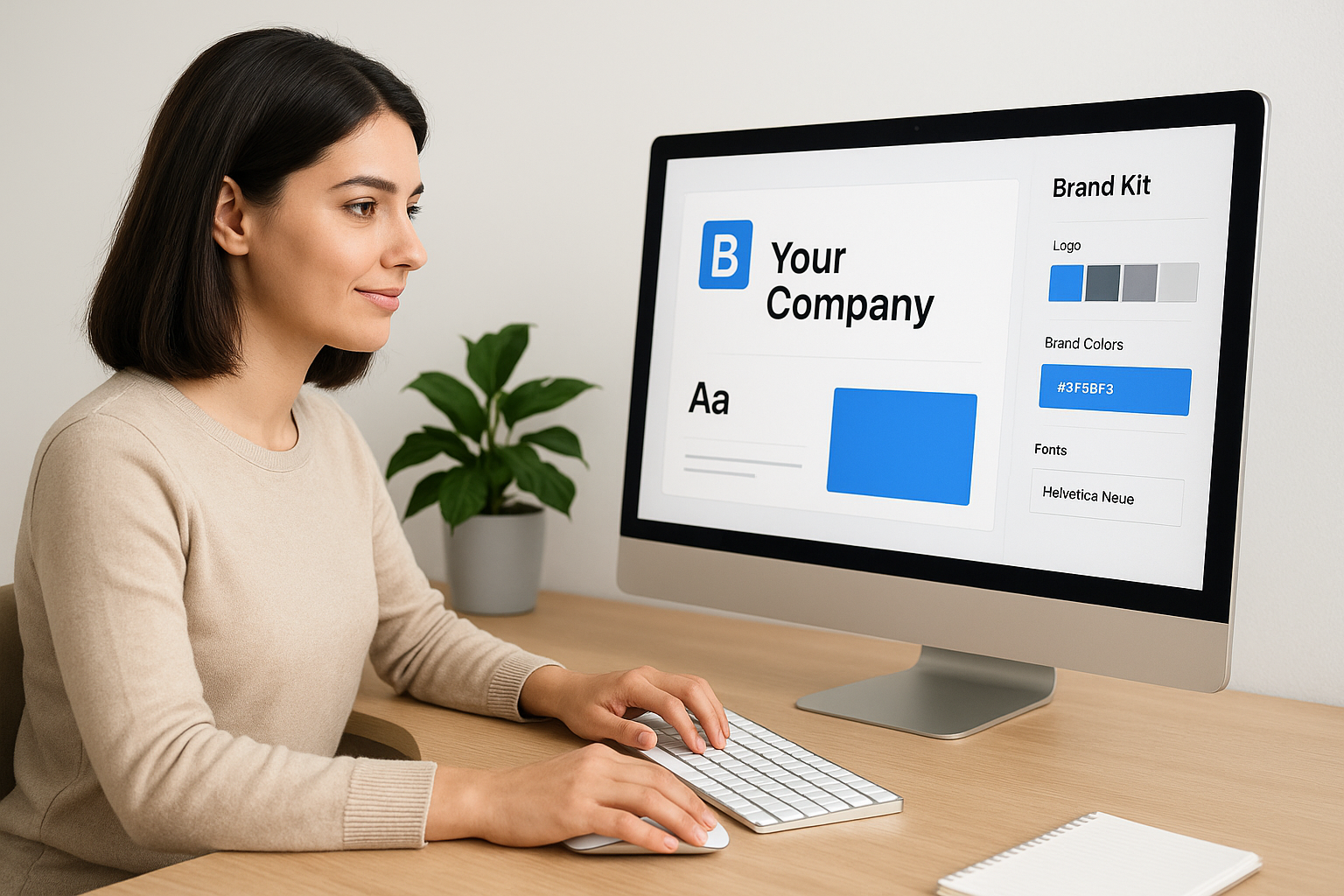 Apply visual customization and branding