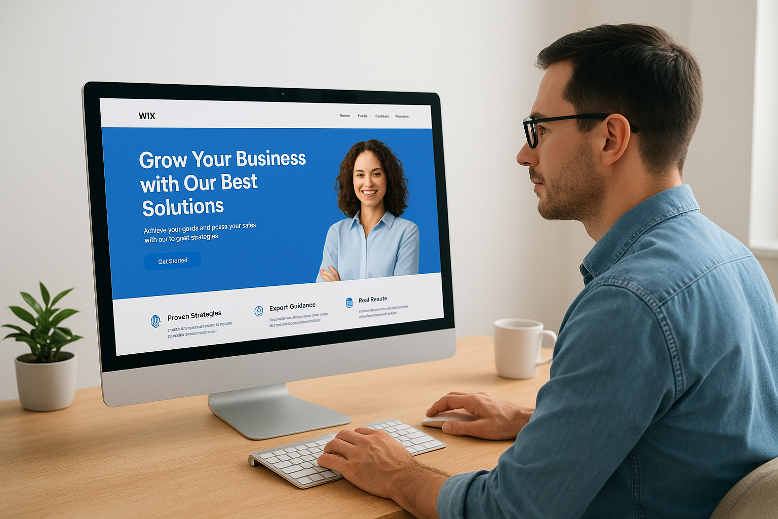 1. Client Factory done-for-you Wix landing pages