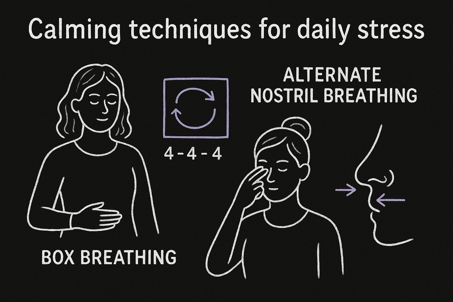 Calming techniques for daily stress