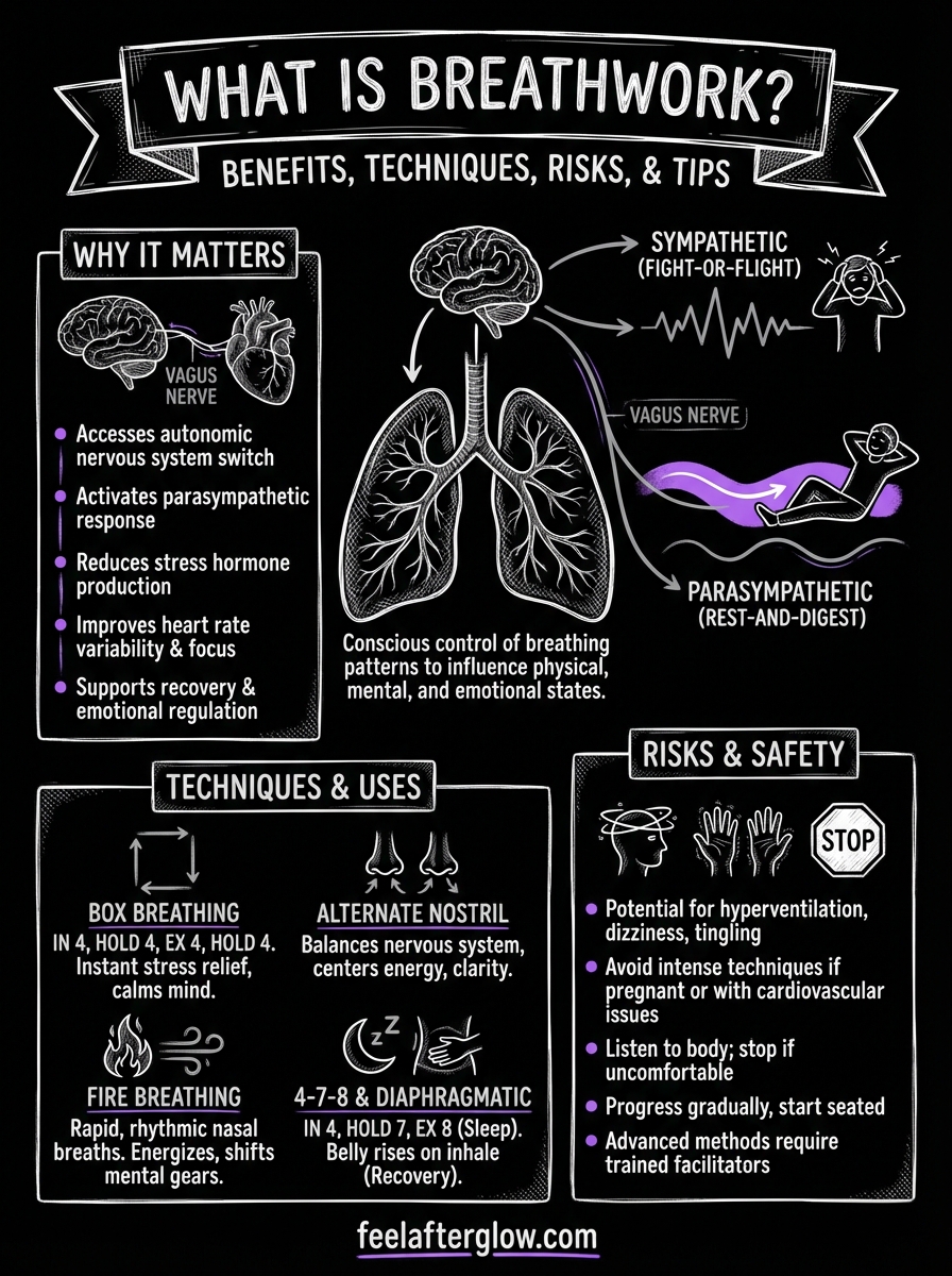 what is breathwork infographic