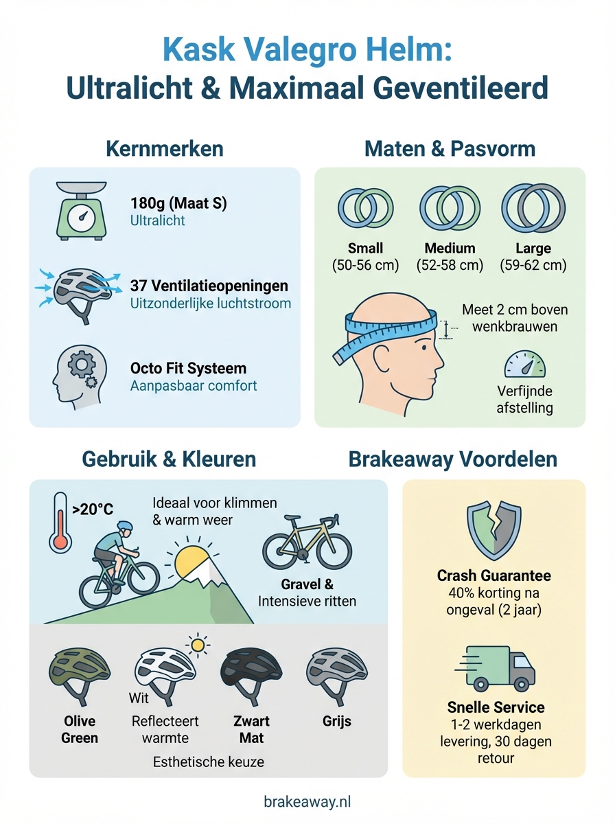 kask valegro helm infographic
