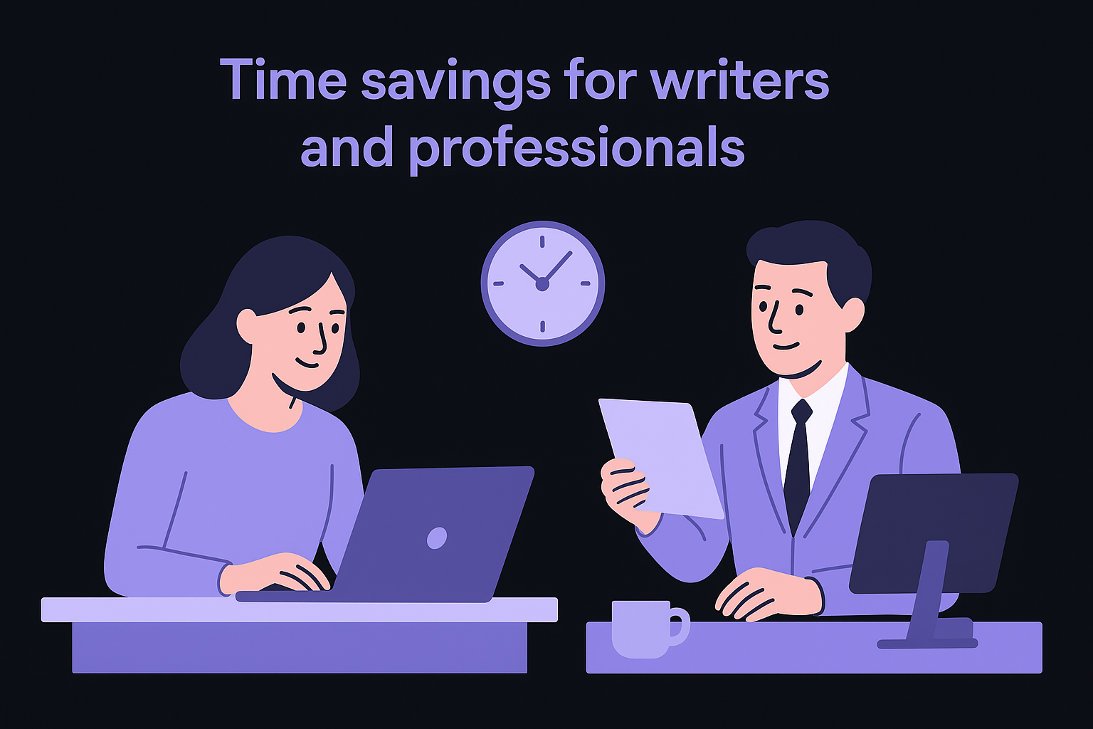 Time savings for writers and professionals
