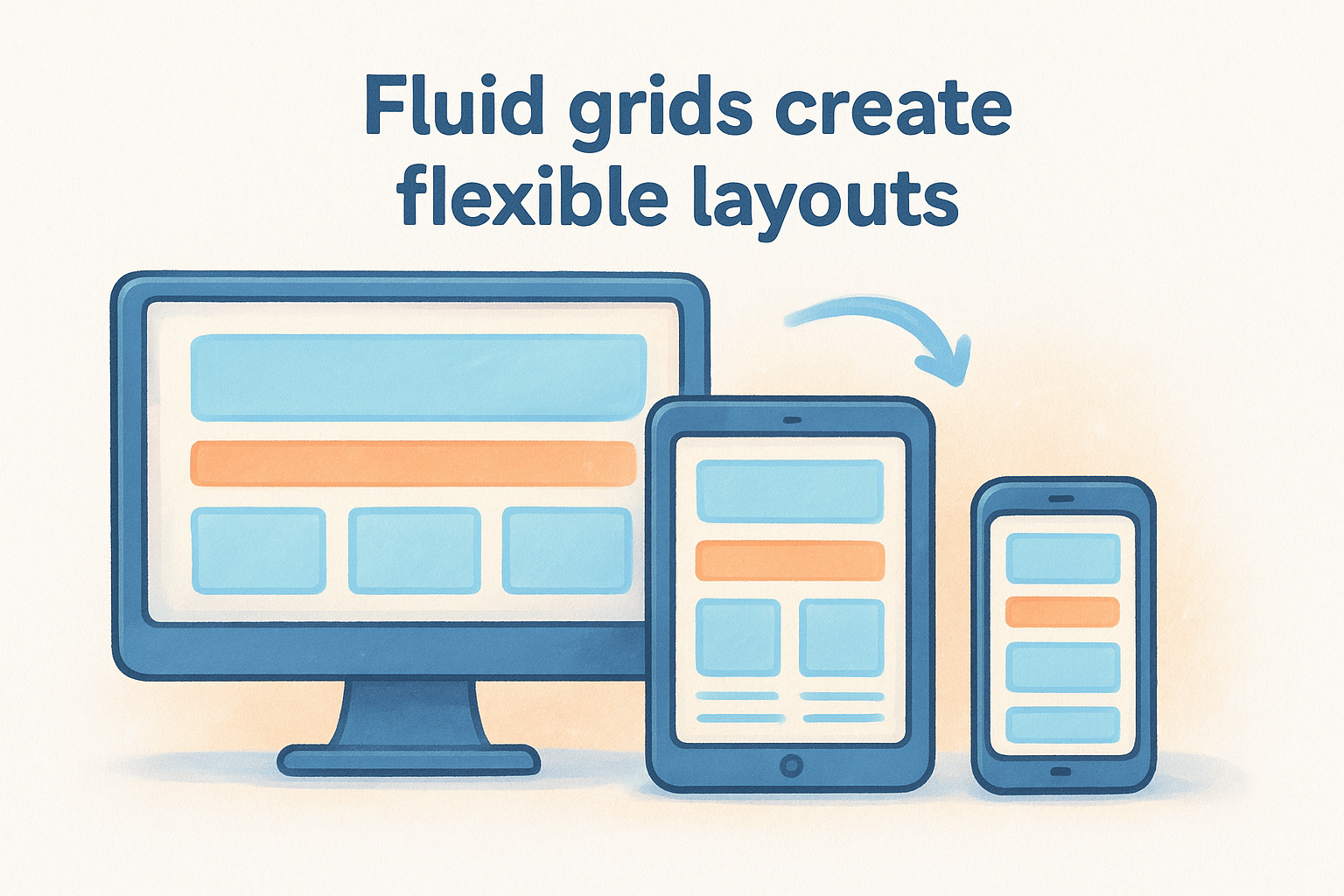 Fluid grids create flexible layouts
