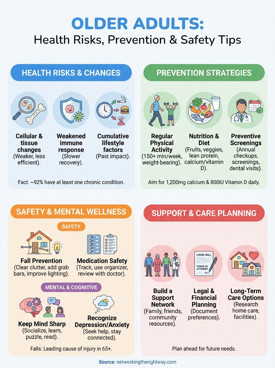 older adults infographic
