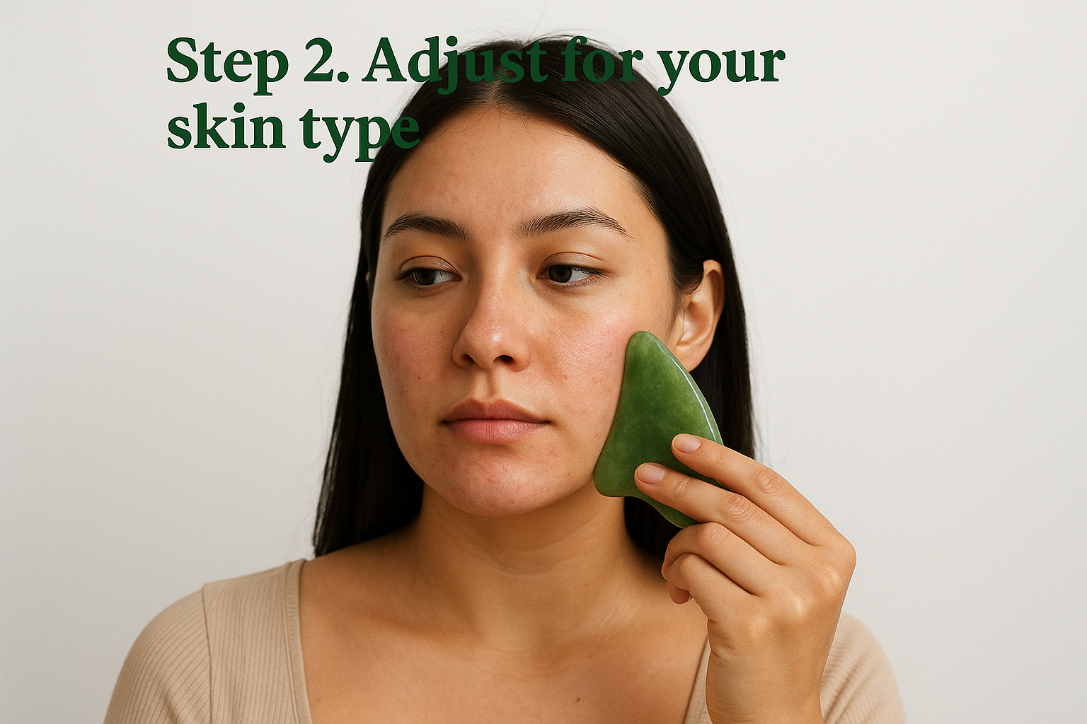 Step 2. Adjust for your skin type