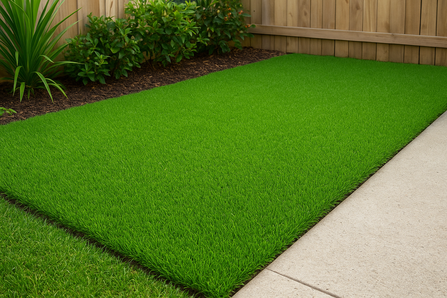 5. Swap high-care lawns for Noble Grass