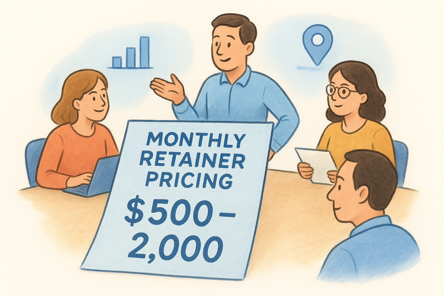Monthly retainer pricing
