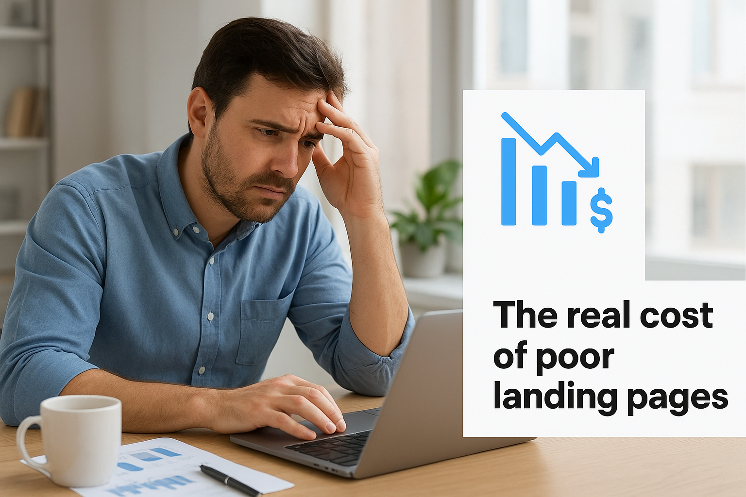 The real cost of poor landing pages
