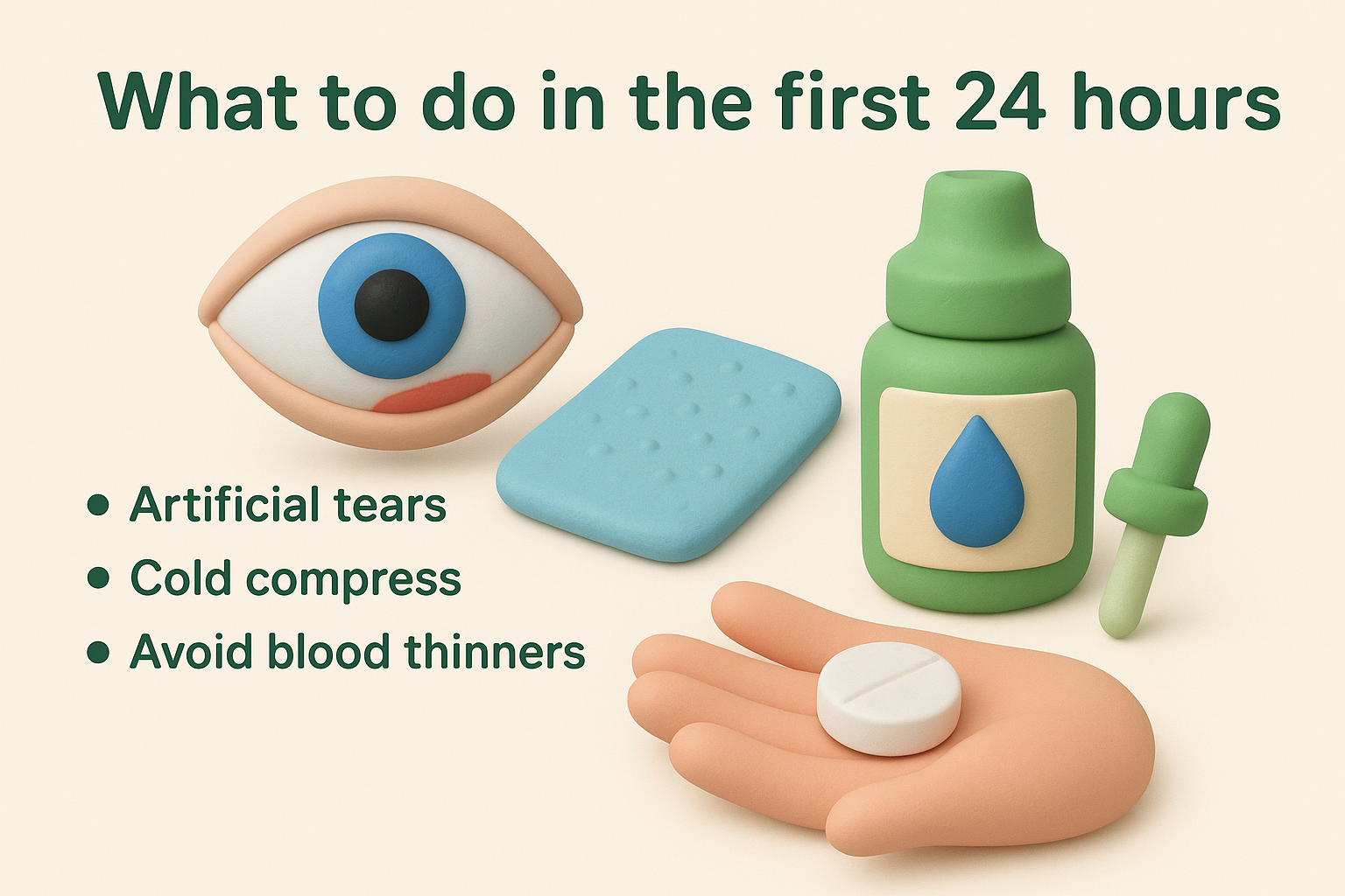 What to do in the first 24 hours