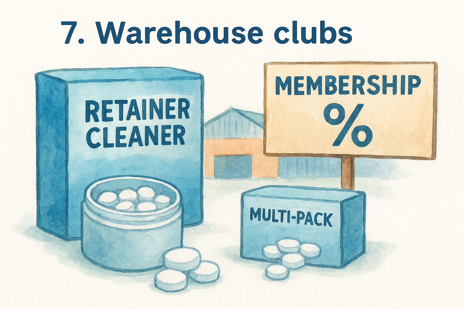 7. Warehouse clubs