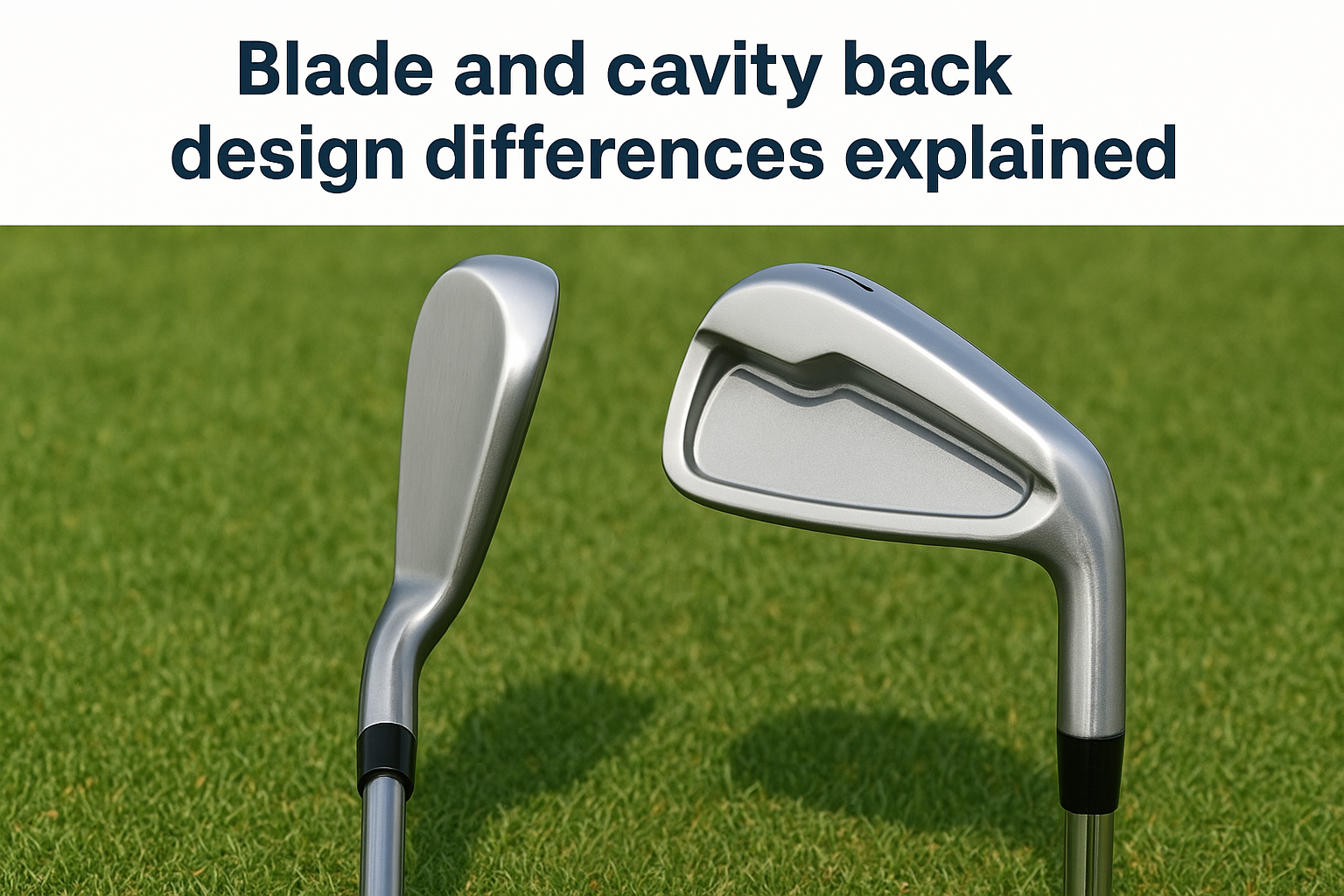 Blade and cavity back design differences explained