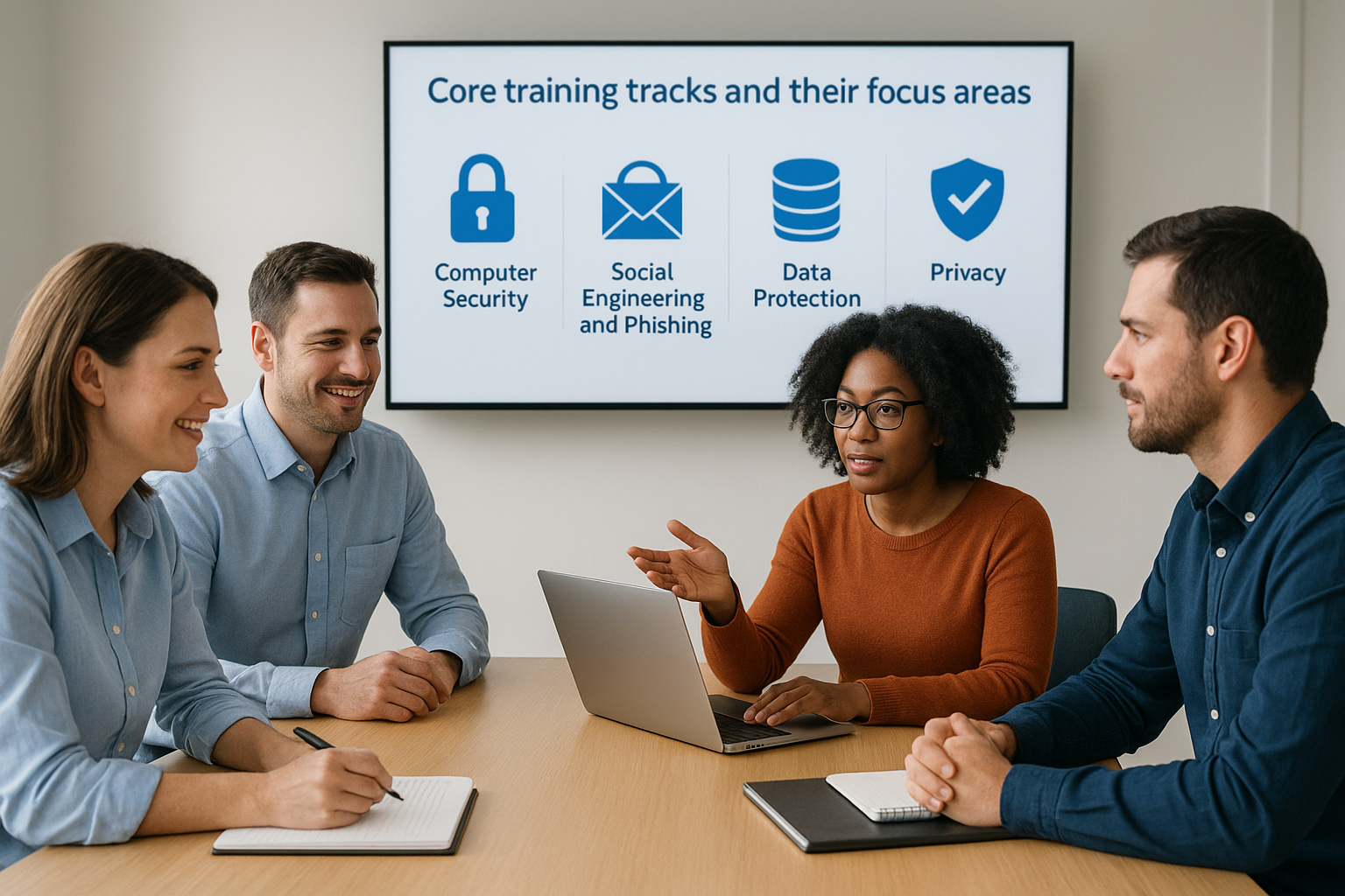 Core training tracks and their focus areas