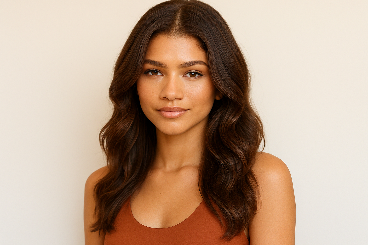 2. Mocha mousse brunette like Zendaya