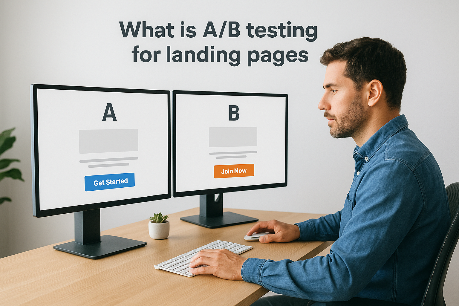 What is A/B testing for landing pages