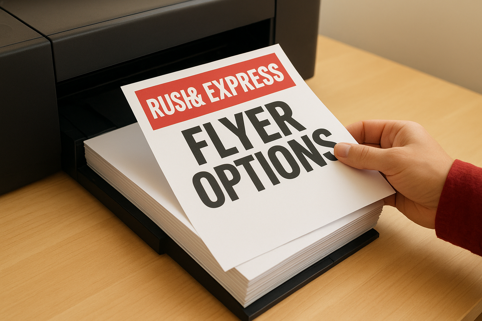Rush and express flyer options