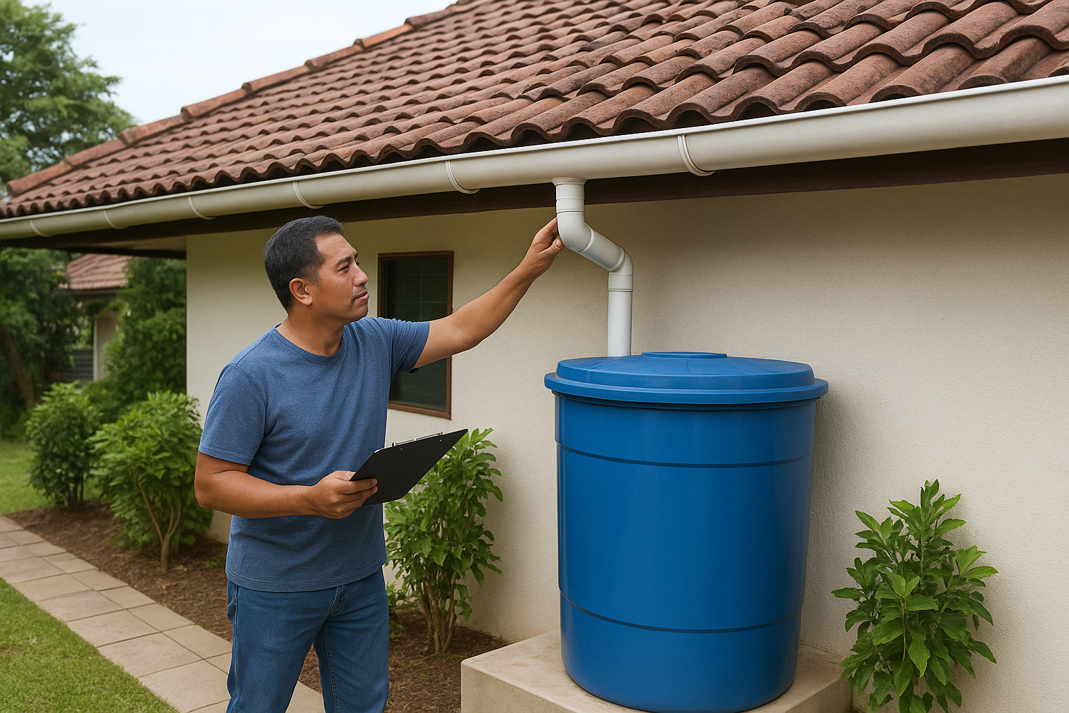 Assess your roof and collection area