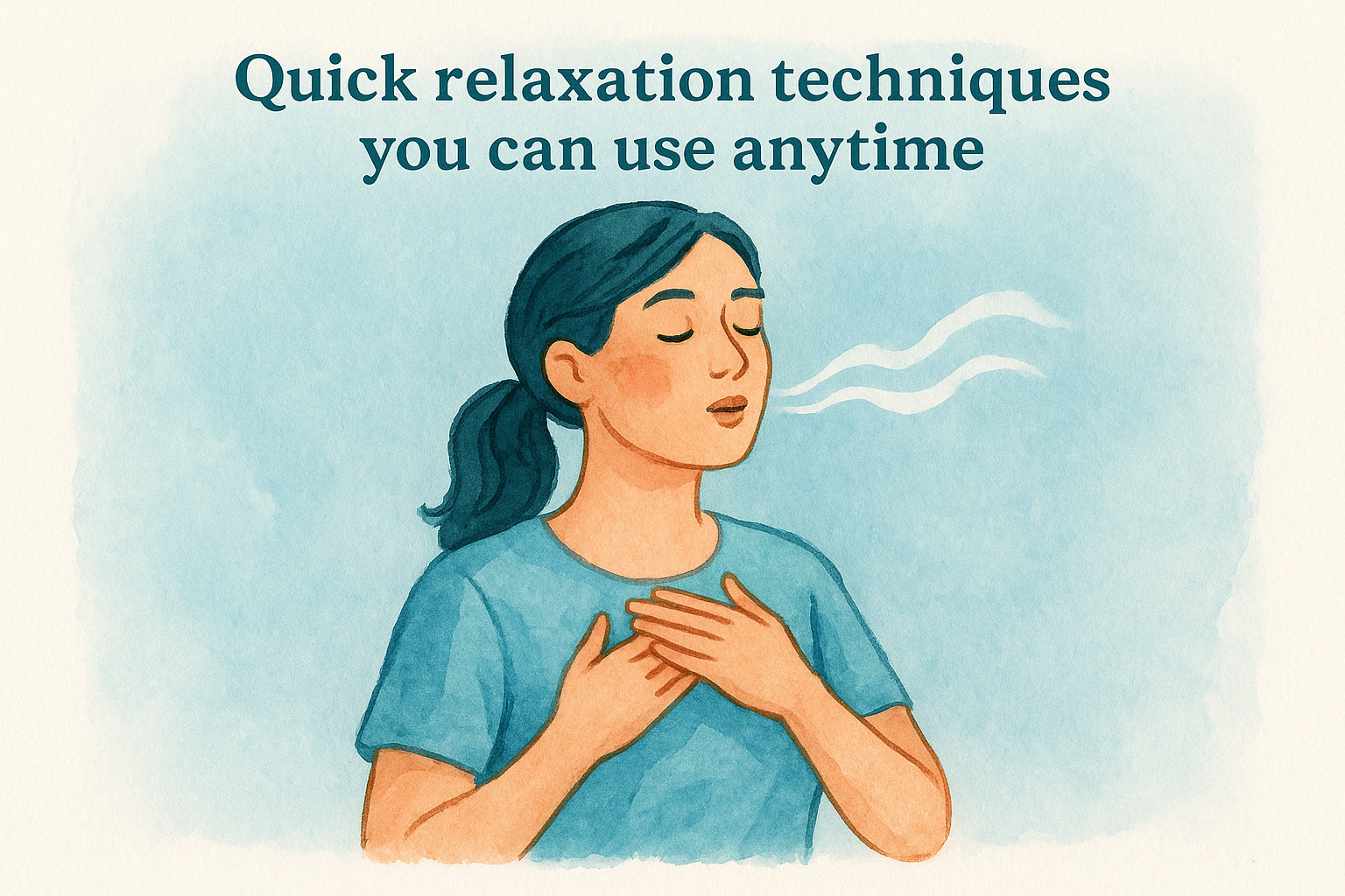 Quick relaxation techniques you can use anytime