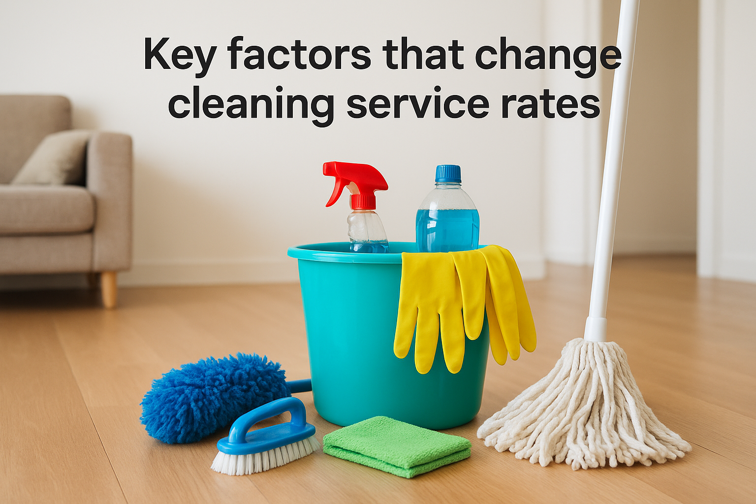 Key factors that change cleaning service rates