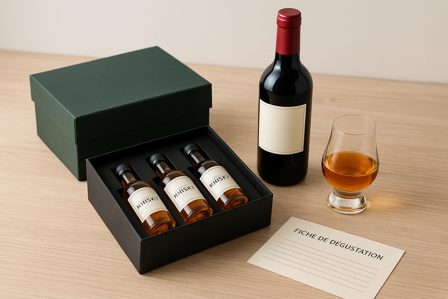 3. Coffret vin ou whisky d'exception