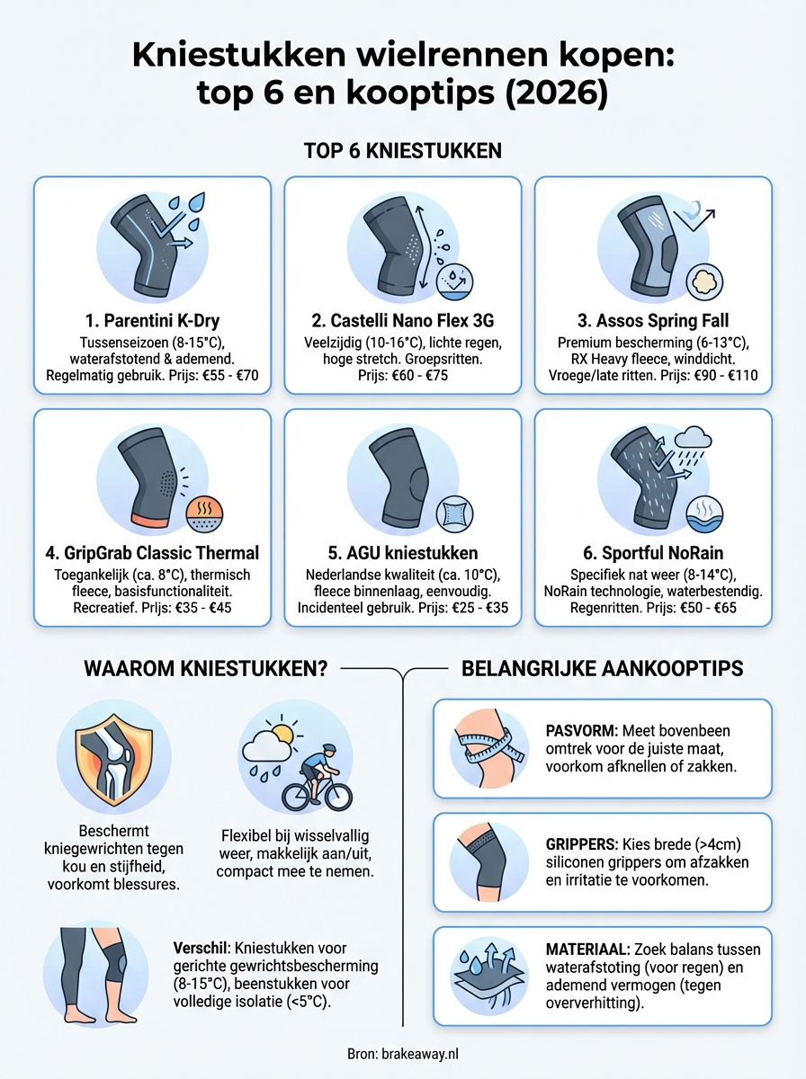 kniestukken infographic