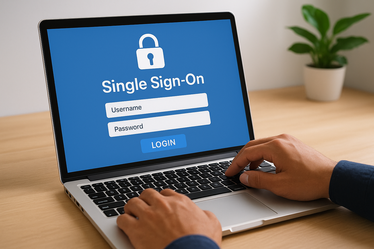 How the single sign-on authentication process works