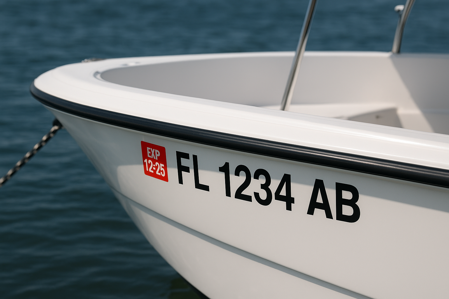 Displaying your registration numbers