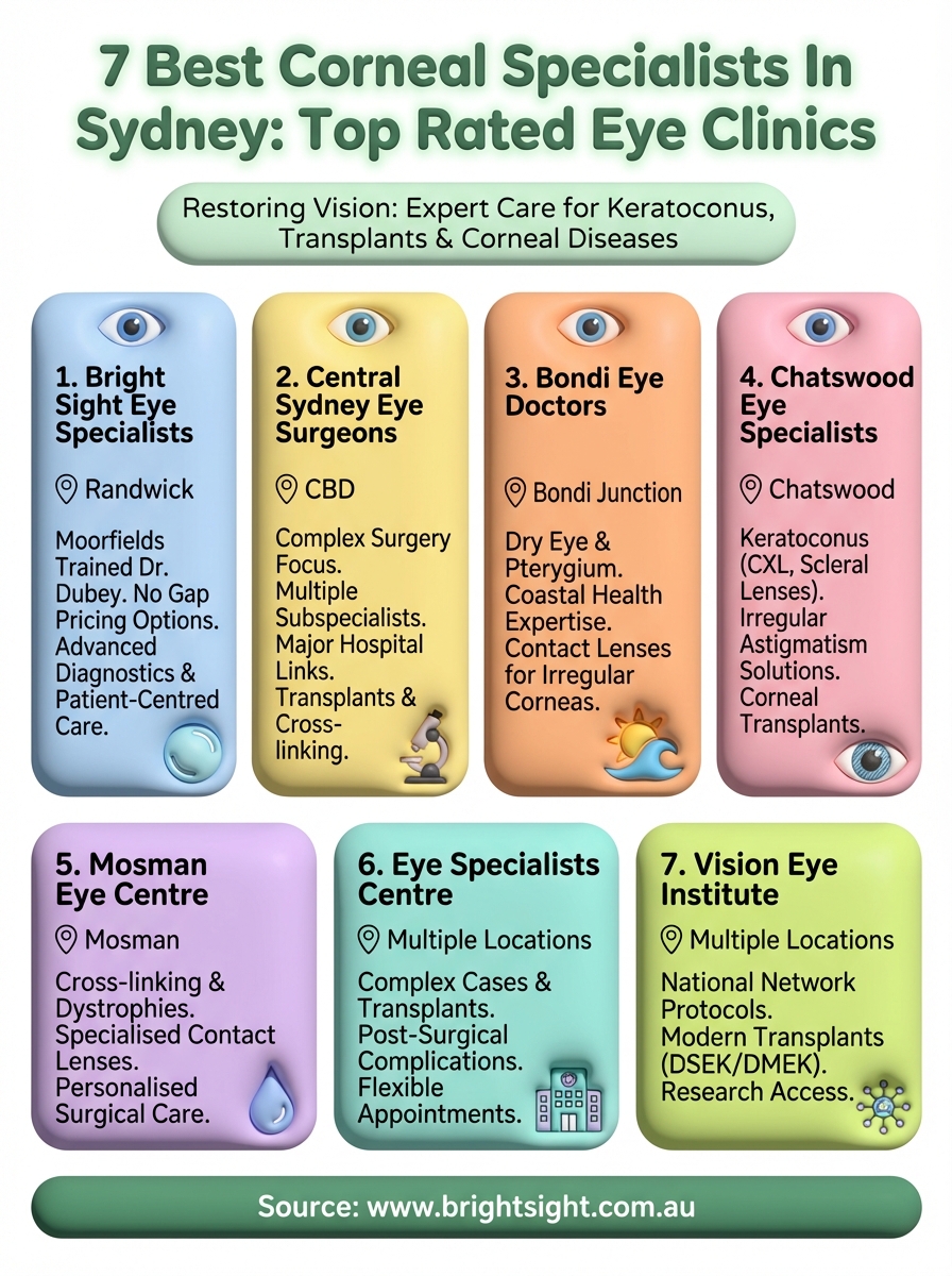 corneal specialists infographic