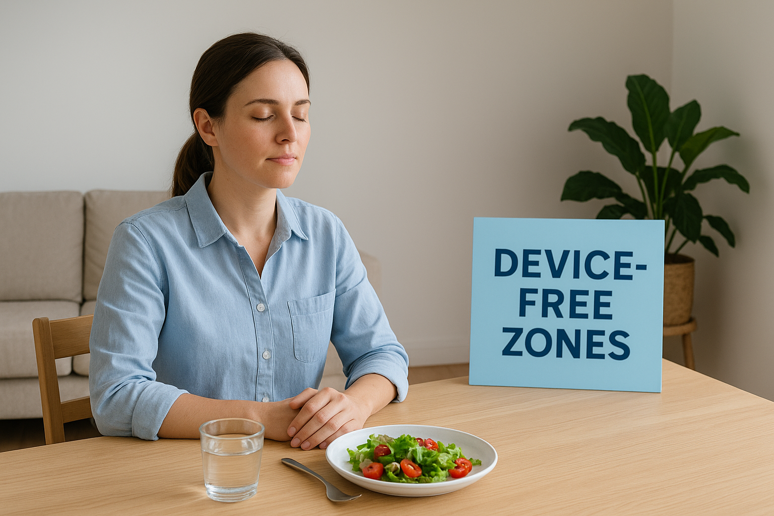 Establish device-free zones and times