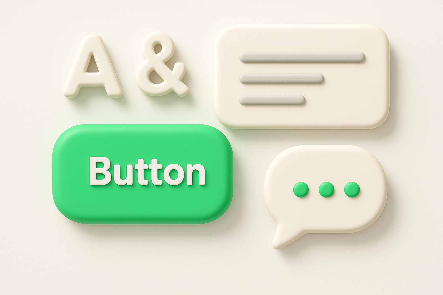 Standardizing ui elements and typography