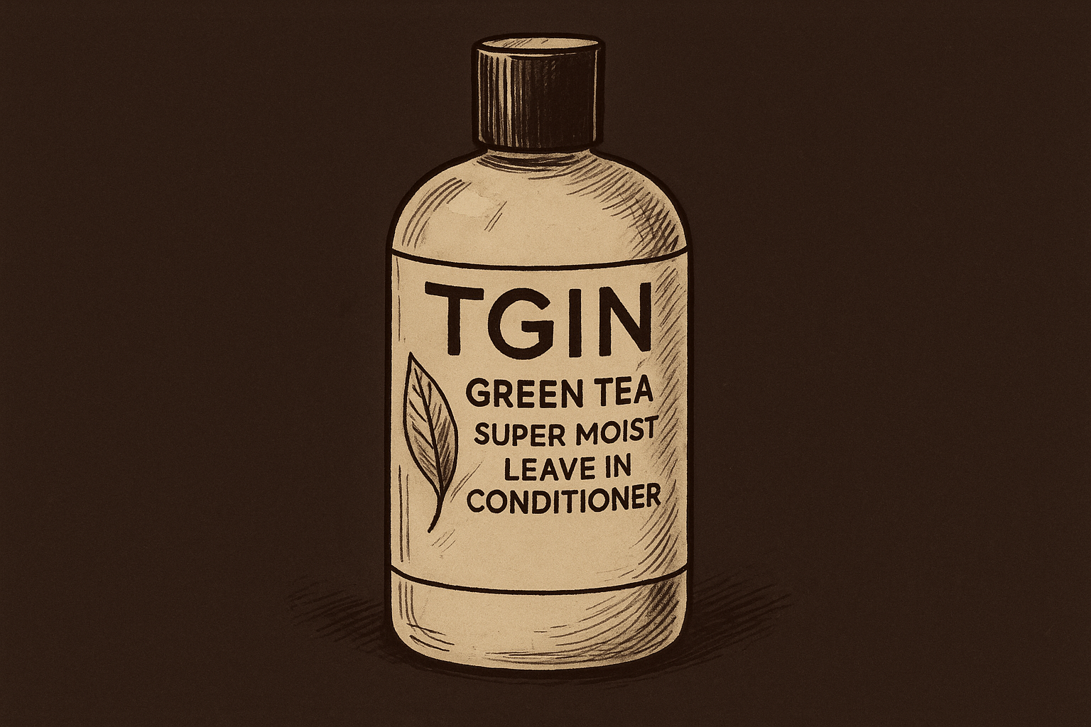 5. TGIN green tea super moist leave in conditioner