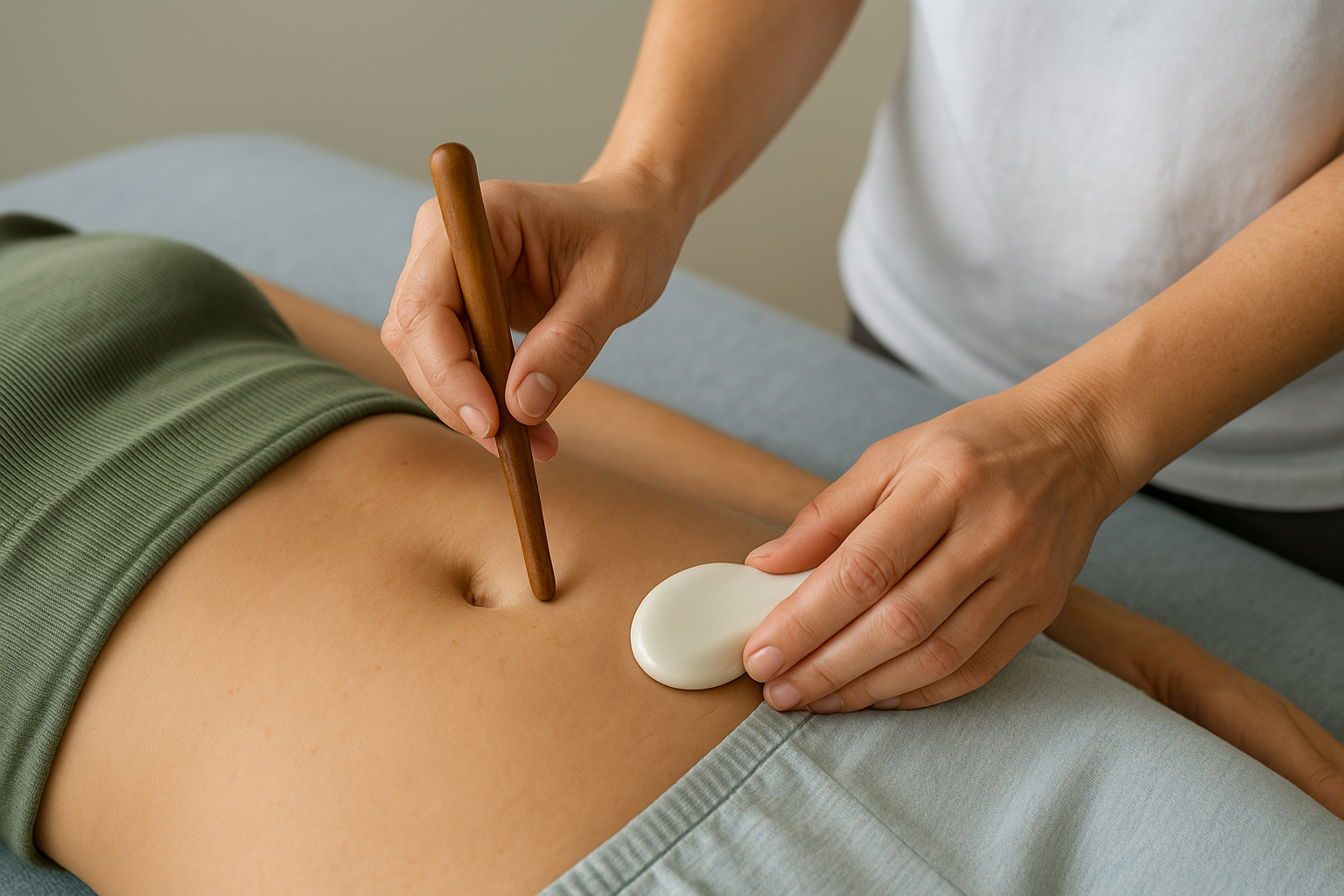 Applying teishin and ceramic spoon techniques