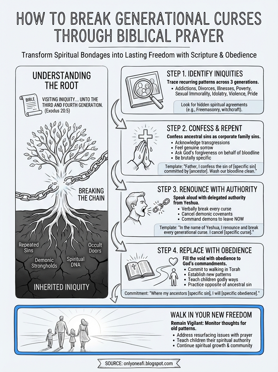 how to break generational curses infographic