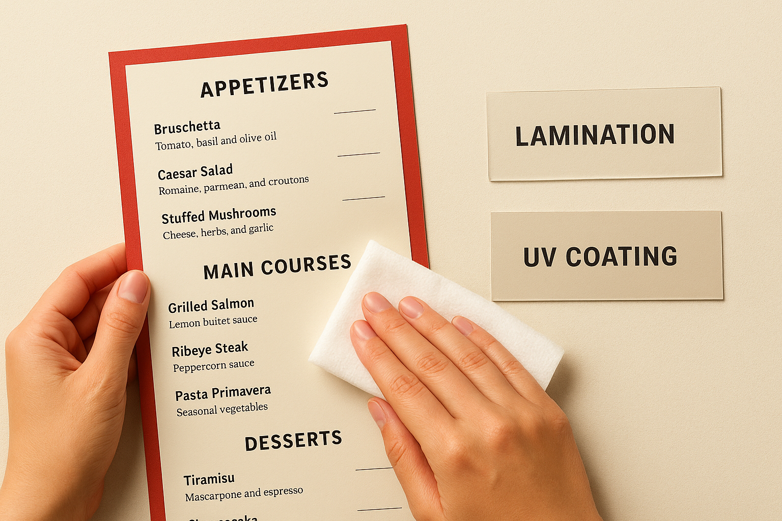 Finish types and protection