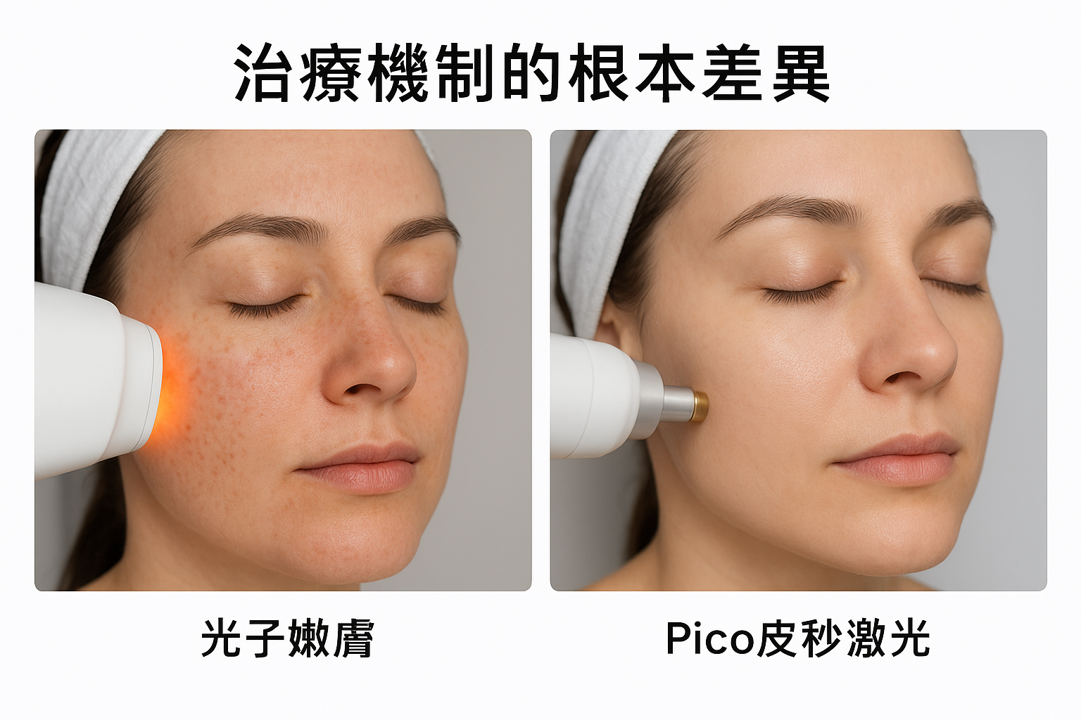 治療機制的根本差異