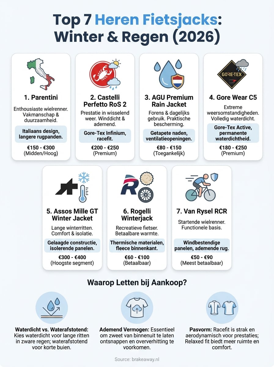 fietsjack heren infographic