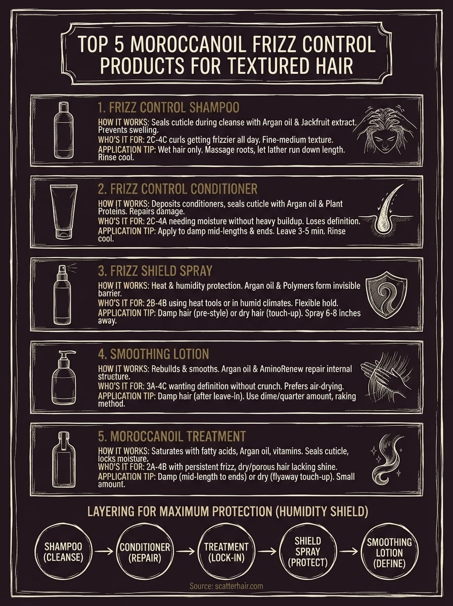 moroccanoil frizz control infographic