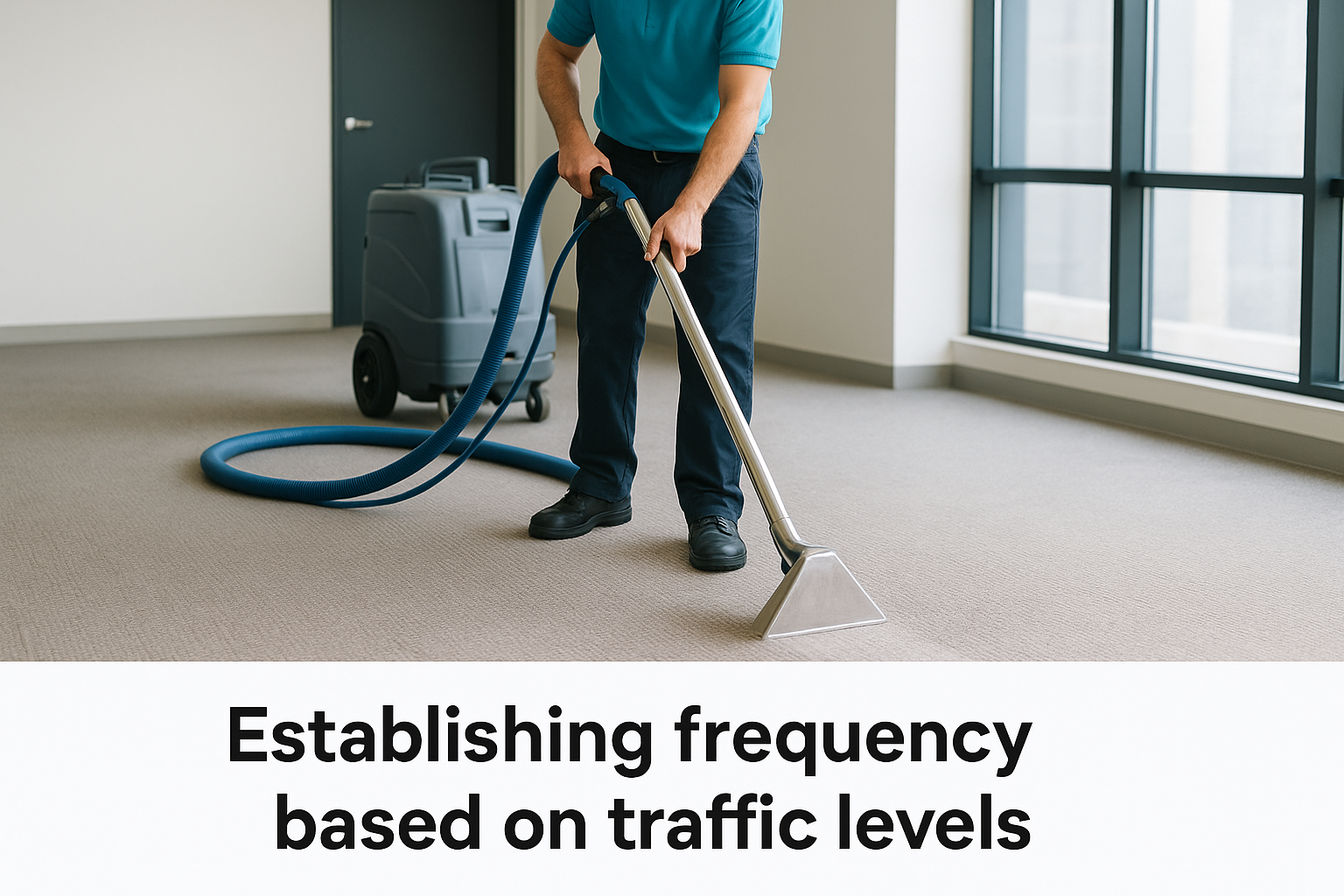 Establishing frequency based on traffic levels