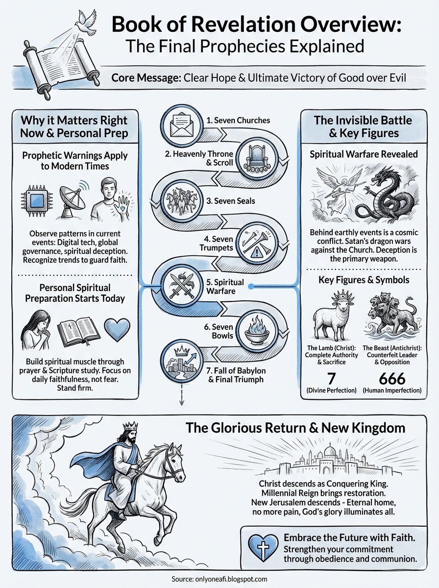 book of revelation overview infographic