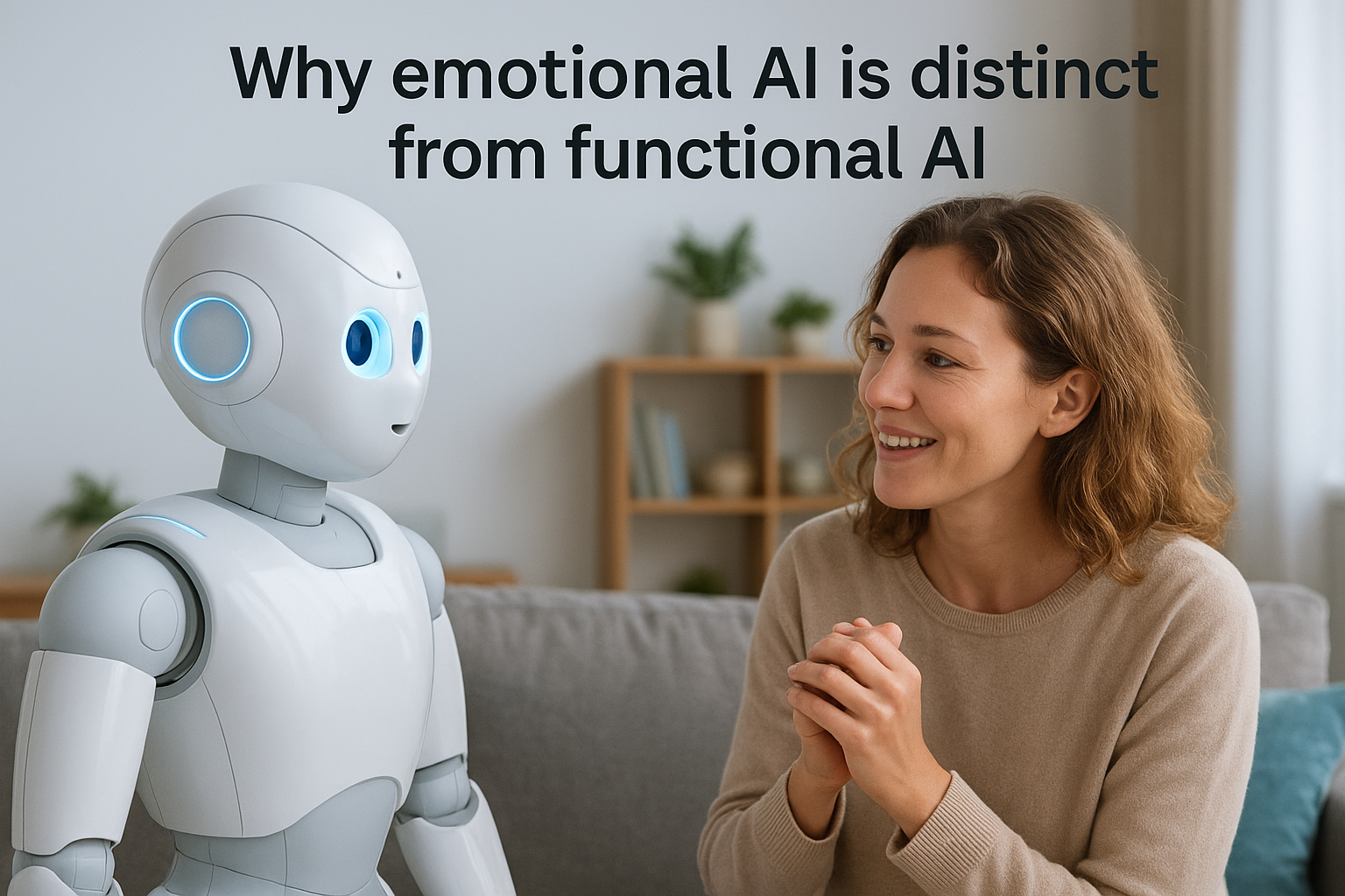 Why emotional AI is distinct from functional AI